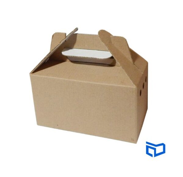 Caja lonchera de cartón 8x16x9cm
