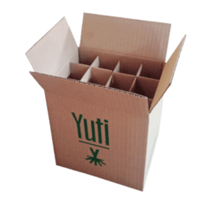 caja de carton con impresion
